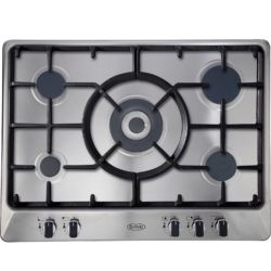 Belling GHU70GC MK2 70cm Gas Hob with Cast Iron Pan Supports in Stainless Steel